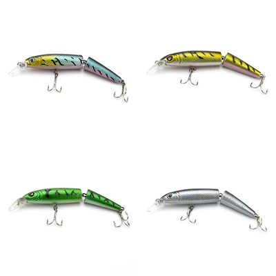 4 PCS Fishing Lures Crankbait Hardbaits Freshwater Saltwater Leurres 90mm 8g Minnow LOTS403