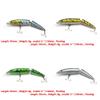 4 PCS Fishing Lures Crankbait Hardbaits Freshwater Saltwater Leurres 90mm 8g Minnow LOTS403 view 2