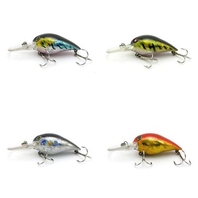 4 PCS Fishing Lures Crankbait Hardbaits Freshwater Saltwater Leurres 75mm 11g Crank LOTS311