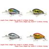 4 PCS Fishing Lures Crankbait Hardbaits Freshwater Saltwater Leurres 75mm 11g Crank LOTS311 view 2