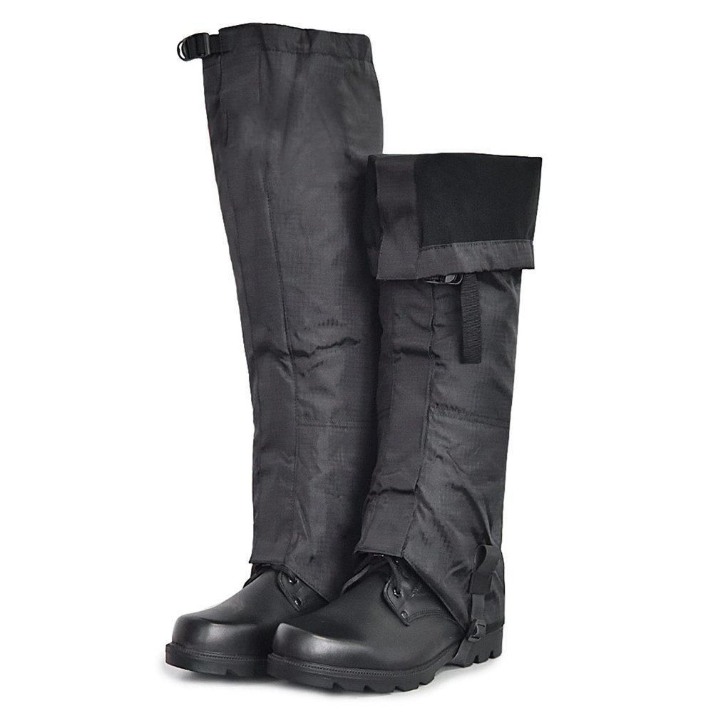 LYLFF Leg Gaiters, Breathable High-Leg Protective Cover, Heavy-Duty Oxford Waterproof Leg Boot Cover, Anti-Snake Bite, Desert Jungle Camping Snow Boots Leggings (Size : Medium)