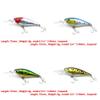4 PCS Fishing Lures Crankbait Hardbaits Freshwater Saltwater Leurres 75mm 6g Minnow LOTS371 view 2