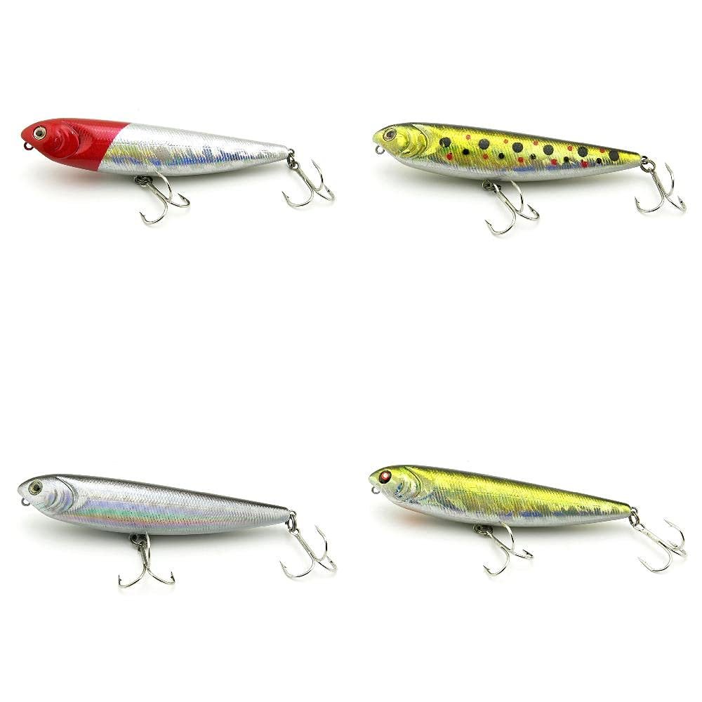 4 PCS Fishing Lures Crankbait Hardbaits Freshwater Saltwater Leurres 100mm 14g Pencil LOTS577