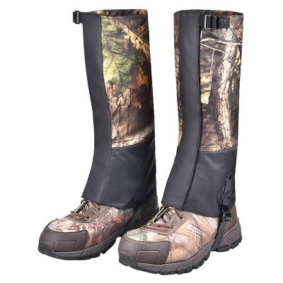 LYLFF Leg Gaiters, Oxford Waterproof Heavy-Duty Leg Boots, Snake Bite Resistant, Desert Jungle Camping Snow Boots Leggings (Size : Medium)