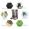 LYLFF Leg Gaiters, Oxford Waterproof Heavy-Duty Leg Boots, Snake Bite Resistant, Desert Jungle Camping Snow Boots Leggings (Size : Medium) view 2