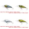4 PCS Fishing Lures Crankbait Hardbaits Freshwater Saltwater Leurres 75mm 6g Minnow LOTS372 view 2