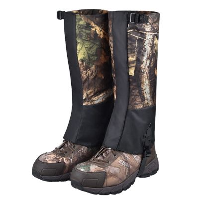 LYLFF Leg Gaiters, Heavy-Duty Oxford Waterproof Leg Boots, Anti-Snake Bite, Desert Jungle Camping Snow Boots Leggings, Short Leg Guards (Size : Medium)