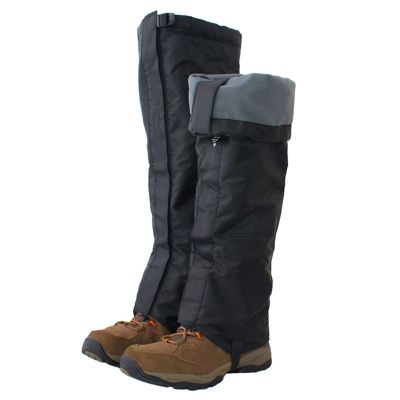 LYLFF Thickened Leg Gaiters, Breathable High Leg Protection Cover, Waterproof Leg Boot Cover, Snake Bite Proof, Desert Jungle Camping Snow Boots Leggings (Color : A, Size : Small)