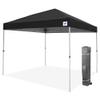 E-Z UP Patriot ONE-UP Technology Shelter, 10' x 10', Black (PTSBK10) view 1