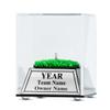 TrophySmack Fantasy Football Personalized Jewel Case, Championship Ring Custom Display Case with Included Engraving - Astroturf view 4