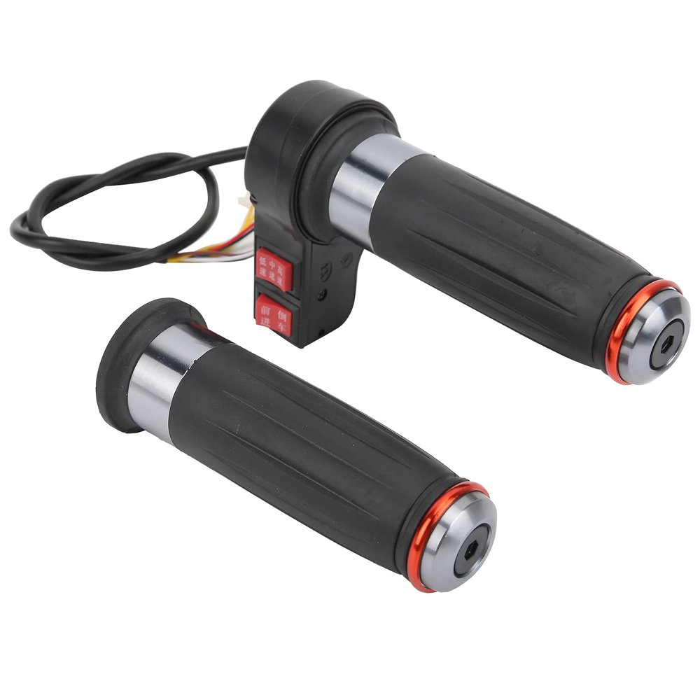 Scooter Throttle Grips, Universal 3 Gear Speed Throttle Grip Throttle Accelerator Handle Grips for Electric Scooter(Forward & Reverse) Electric Modification Accessories
