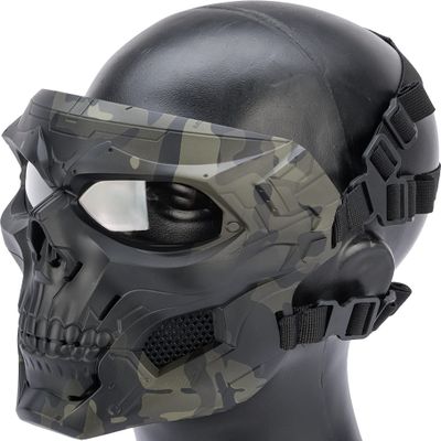 Evike Airsoft - Matrix Skull Messenger Face Pro (Color: Multicam Black)