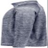 Holloway mens 222574 Pullover Sweater, Navy Heather, Large view 4