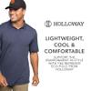 Holloway Men's Standard Repreve Eco Polo, Royal Heather view 4