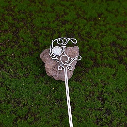 DVPHA Witch Sword Crescent Moon Goddness Hair Stick Pagan Occulet Hairpin Amulet Spirit Hair Jewelry For Women