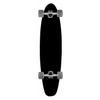 Moose Kicktail 9" x 40" Longboard Dipped Black Complete view 2