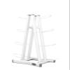 ZIVA Chic 8-Tier Functional Accessories Storage Tree Rack - Steel Tubing, Non-Marking Feet Supports Eight Wall Balls, Medicine Balls, Power Core Sandbags, White (H:147cm, W:50.5cm, L:84.5cm, Wt:24kg) view 1