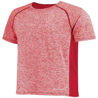Holloway Men's Electrify Powered by Coolcore Tee, Scarlet Heather, 3X-Large