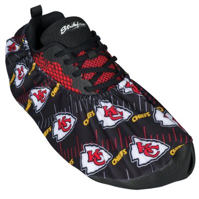 NFL Bowling Shoe Covers with Officially Licensed NFL Logos Comes in Pairs (Kansas City Chiefs)