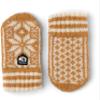 Hestra Child's Nordic Mitt (Child 0-4yrs) I Wool Mitten for Winter Weather - Mustard/Offwhite - 2