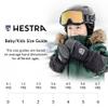 Hestra Child's Nordic Mitt (Child 0-4yrs) I Wool Mitten for Winter Weather - Mustard/Offwhite - 2 view 2