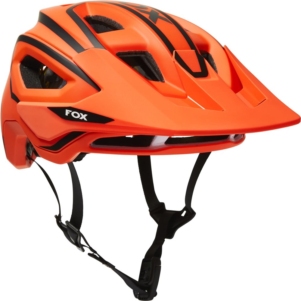 Fox Racing Speedframe Pro Mountain Bike Helmet, DVIDE Flo Orange, Small
