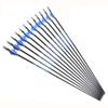 24pc ID 6.2mm .244" Custom Length 22-33 Inch Carbon Arrows Spine 250 300 340 400 500 600 700 800 Target Practice & Hunting Arrow Rotatable Nock for Recurve Bow Compound Bow Adult Youth Shooting view 4