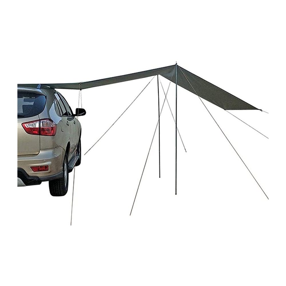Tll-mm Car Camping Sun Shelter, SUV Car Waterproof Tent Canopy, Oxford Cloth Car Side Camping Shelter Shade for Beach Camping Picnic Hiking Outdoor Whole Family (Size : S)