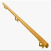 Ballet Barre Single Bar 16 FT Long 2.0 Diameter, Kids and Adults | Open Gold Bracket Mounted Fixed Height Wooden Ballet Barre | Home or Studio Ballet Bar, Dance Bar, Stretch Bar, Dancing/Stretching view 4