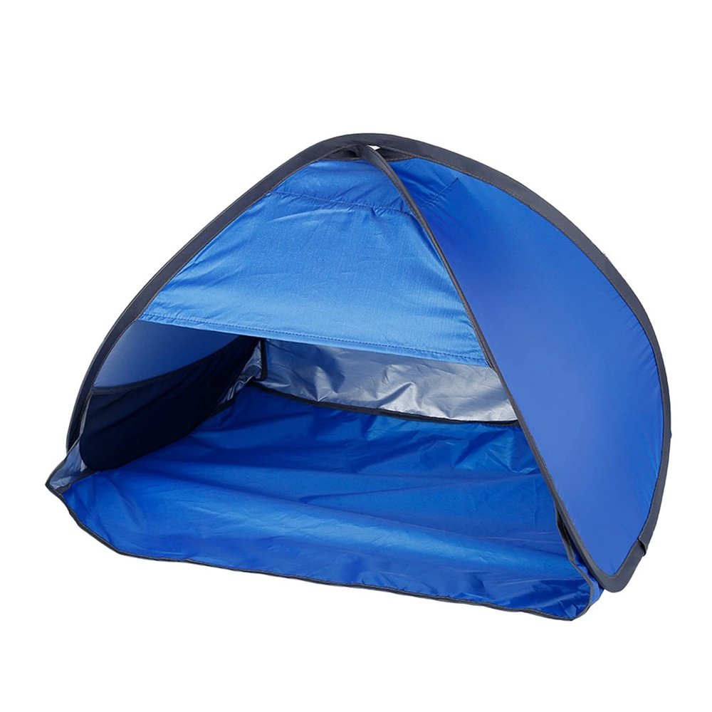 Tll-mm Beach Mini Sun Shelters, Sunbathing Windproof Sand Instant Shade Canopy, Pop Up Beach Tent for Camping, Backpacking, Hiking & Outdoor (Size : M)