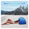 Tll-mm Beach Mini Sun Shelters, Sunbathing Windproof Sand Instant Shade Canopy, Pop Up Beach Tent for Camping, Backpacking, Hiking & Outdoor (Size : M) view 2
