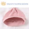 JANGANNSA Black Cotton Newborn Knot Hat Infant Baby Beanie Hats for Boys Girls Newborn Hospital Cap Spring Summer Autumn(Skin Pink,S) view 4