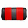 EZGO TXT Replacement Golf Cart Seat Cover Staple On Installation - 2 Piece - Premium Marine Vinyl - 5 Panel Stitching - Two-Tone (Black & Red) view 2