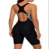 beautyin Athletic Modest Swimsuits for Women Racerback Boyleg One Piece Bathing Suits view 2