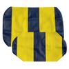 EZGO TXT Replacement Golf Cart Seat Cover Staple On Installation - 2 Piece - Premium Marine Vinyl - 5 Panel Stitching - Two-Tone (Blue & Yellow) view 4