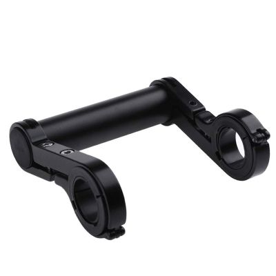 SJHY Bicycle Accessories 10/15CM Bicycle Handlebar Extended Bike Aluminium Alloy Frame Extension Mount Holder Headlight Lamp Accessorie Bike Parts (Color : 10cm Black)