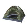Tll-mm 4 Person Camping Tent, 180T Silver Tape Waterproof 210D Oxford Cloth Durable Trip Tent, Breathable UV-Proof Sun Shelter for Hiking, Camping, Beach Trip 200 x 200 x 135cm view 1