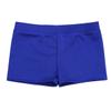easyforever Kids Girls Athletic Sport Bottoms Activewear Ballet Dance Gymnastics Camouflage Boy-Cut Shorts Blue Solid 14-16 view 4