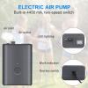 AZXJC Portable Camping Shower, 5gallons/20 liters Rechargeable air Pump Outdoor Electric Camping Shower, 8 Spray Modes, Solar Heating Black PVC airbag, Built-in Thermometer, Beach, Camping, Hiking view 3