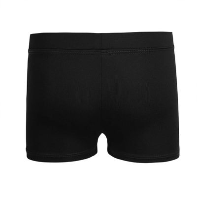 easyforever Kids Girls Athletic Sport Bottoms Activewear Ballet Dance Gymnastics Camouflage Boy-Cut Shorts Black Solid 14-16