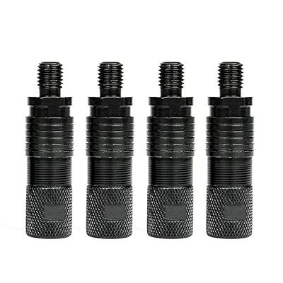 DKEKE 4Pcs Aluminum Alloy Fishing Bite Alarm Rod Holder Connector Quick Release Adapter Connector Carp Fishing Accessories DKEKE