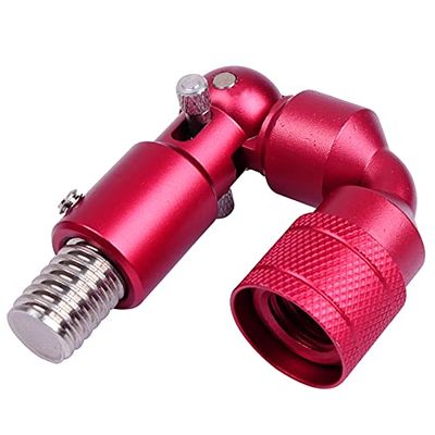 DKEKE Aluminium Alloy Tilt Barbel Outdoor Landing Net Folding Tool Joint Tackle Coarse Fishing Mini Carp Quick Release Connector DKEKE (Color : Rose red)