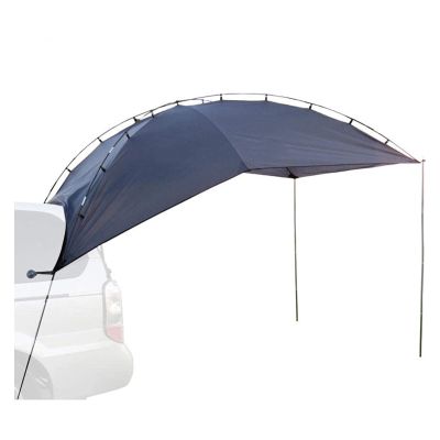 Portable Car Awning Sun Shelter, Waterproof Auto Canopy Camper Trailer Sun Shade, SUV Tent for Hiking Backpacking Picnic Fishing (Color : Blue)
