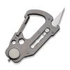 CIVIVI Polymorph Titanium Carabiner Multi-Tool with Utility Blade, Bottle Opener, Screwdriver C20045-1 view 3