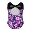renvena Kid Girls Cartoon Ballet Dance Leotard Back Hollow Out Jumpsuit Gymnastic Ballerina Bodysuit Swimwear Rose Red 3-4 view 2