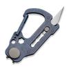 CIVIVI Polymorph Titanium Carabiner Multi-Tool with Utility Blade, Bottle Opener, Screwdriver C20045-3 view 3