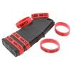 Aolamegs Magazine Marking Band 6 Pack (Red-Black)