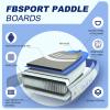 FBSPORT 11' Premium Stand Up Paddle Board, Yoga Board with SUP Accessories & Carry Bag | Wide Stance, Surf Control, Non-Slip Deck, Leash, Paddle and Pump for Youth & Adult (Blue) view 4