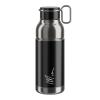 Elite Mia Water Bottle  650ml  Black & Silver  Lightweight, BPA-Free Cycling Bottle view 1