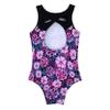 Yeeye Kids Girls One-Piece Leopard Printed Splice Tank Leotard for Gymnastics Dancing Tumbling Sports Rose 5-6 view 4